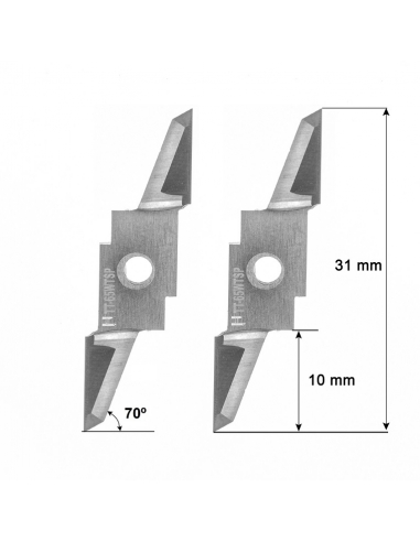 Cuchilla Teseo M2N 70 SP1A - 535 099 200 / HTT-200 / HTT-065WTSP / 70º