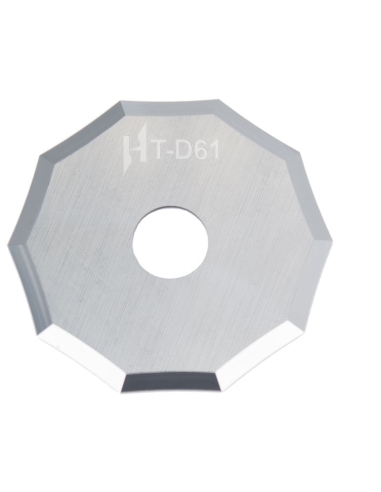 HITACS EXCLUSIVE PRODUCT - 43 mm Ø HM Decagonal knife / HT-D61 / compatible for Atom automated cutting machine