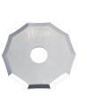 HITACS EXCLUSIVE PRODUCT - 43 mm Ø HM Decagonal knife compatible for   Atom automated cutting machine